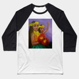 Hula Show Baseball T-Shirt